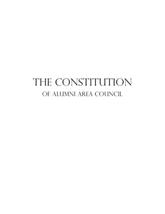 THE CONSTITUTION - RHA - University of Connecticut