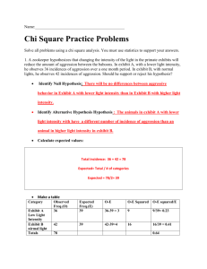 4.1 KEY MORE Chi-Square Practice problems