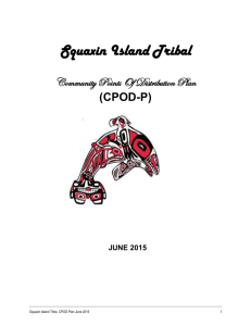 Squaxin Island Tribe CPOD Plan June 2015