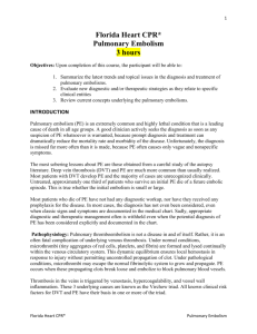 Pulmonary Embolism (3)