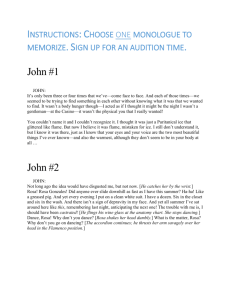 Click here for the audition selections.