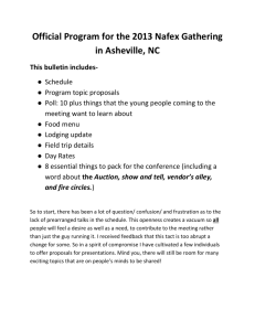 Copy of 2013 Nafex Gathering in Asheville update