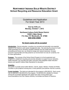 School Recycling and Resource Education Grant
