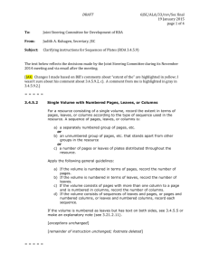 DRAFT 6JSC/ALA/33/rev/Sec final 19 January 2015 page of 4 To