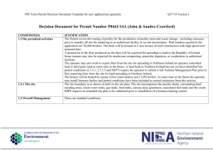 Decision Document for Permit Number P0441/14A