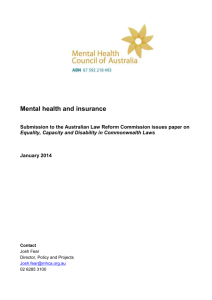 Mental Health Council of Australia