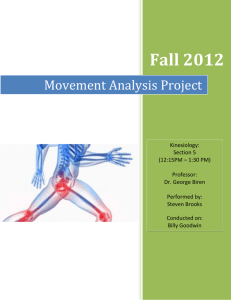 Movement Analysis Project