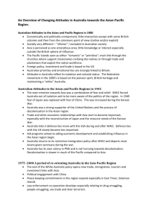 Australian Attitudes to the Asian and Pacific - tpc