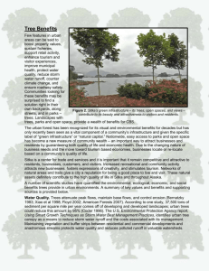 Tree Benefits - City and Borough of Sitka