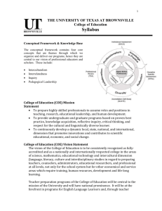 BILS 3312 - Teaching Reading in the Bilingual Classroom