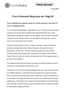 press release - Truro Cathedral
