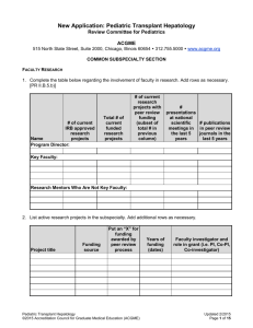 Pediatric Transplant Hepatology