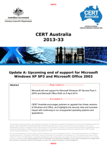 Background - CERT Australia