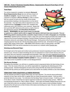 UPDATED Term Research Essay Assignment Description