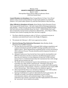Minutes of the GRANITE COMMUNITY COUNCIL MEETING March 7