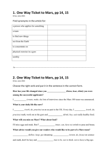 One Way Ticket to Mars, pp 14-15