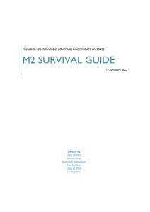 M2 survival Guide version 1.0 - Medacad Wiki