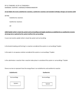 Enthalpy Worksheet 4/14
