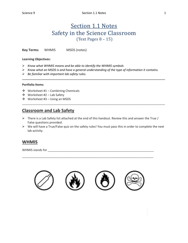 36 Lab Safety Worksheet Answers - support worksheet