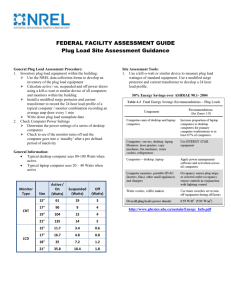 Plug Load Site Assessment Guidance (MS Word)