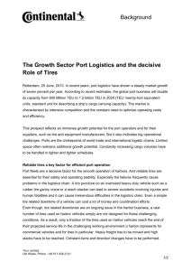 The Growth Sector Port Logistics and the decisive Role of Tires