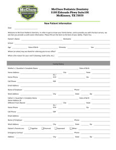 New Patient Forms in Word Doc format