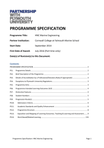DOWNLOADHNC Marine Engineering Programme Specification
