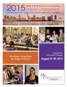 Registration Information - International Vision Conference