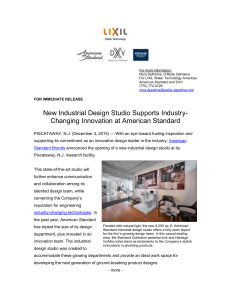 New Industrial Design Studio Supports Industry
