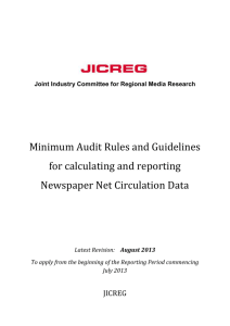 JICREG Audit Rules