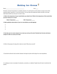 Making Ice Cream - Schneider Science
