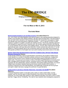 The ESC BRIDGE - Educational Service Center of Cuyahoga County