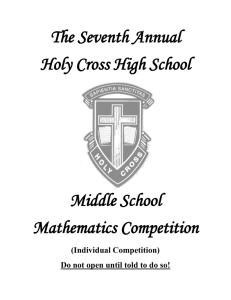 Math Competition 2012 (Individual Test)