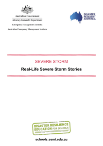Real-Life Severe Storm Stories [WORD 513KB]