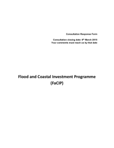 FUW response to the Flood and Coast