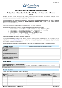 Extenuating Circumstances form MSc_2015