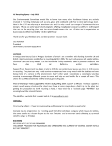 AE Recycling Query - Caribbean Hotel & Tourism Association