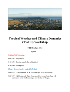 10:30-11:00 Break - GMCL(Global Monsoon Climate Laboratory)