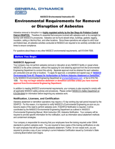 Asbestos Renovation Environmental Requirements