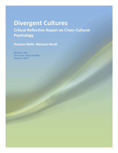 Divergent Cultures