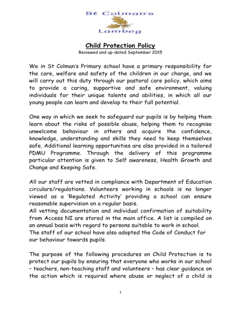 essay about child protection policy