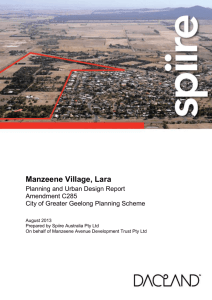Manzeene Village, Lara - City of Greater Geelong
