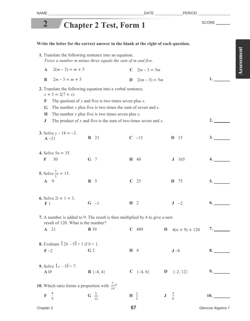 chapter-5-test-form-2b-answers-algebra-1-fill-and-sign-printable
