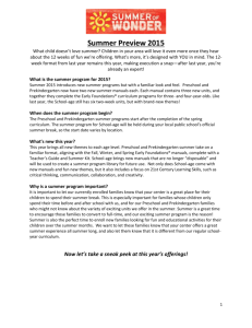 Summer Preview 2015