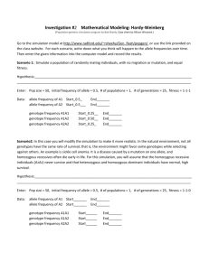 Investigation #2 Student Sheet