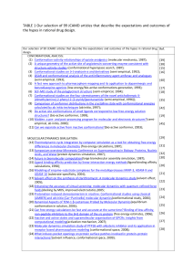 TABLE 1 Our selection of 99 JCAMD articles that describe the