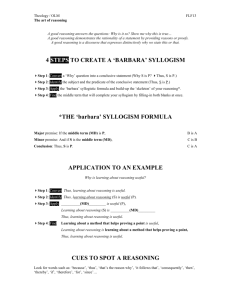 WS art of syllogism SUM VOC13