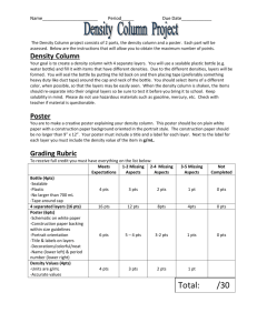 Density Column