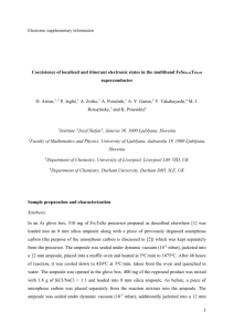 Electronic supplementary information Coexistence of localized and