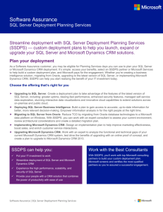 SQL Server Deployment Planning Services Datasheet